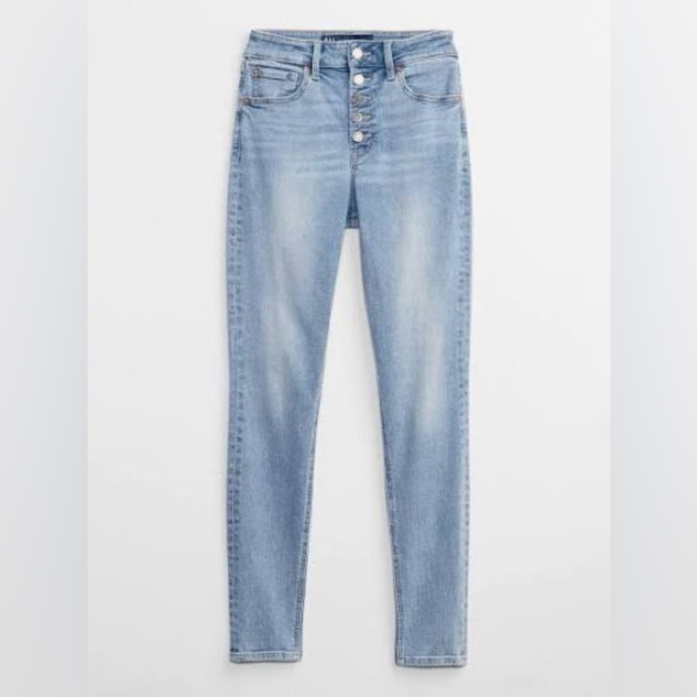 GAP DENIM size 6 28 short high rise universal legging light wash jeans